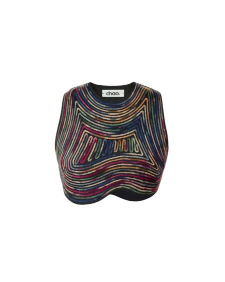 Top Wavy Multicolor