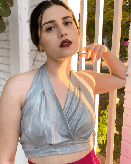 Top Halter Plata
