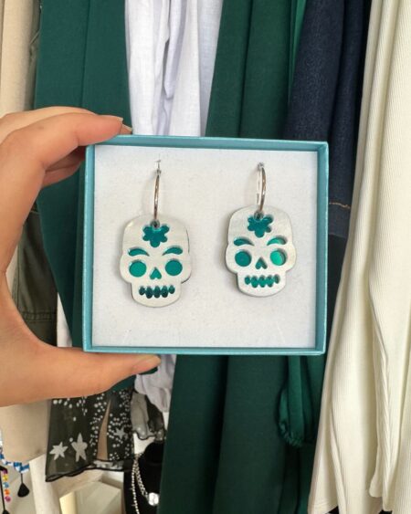 Aretes Calaveras Azucar