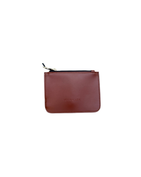 Monedero Fiore Cognac