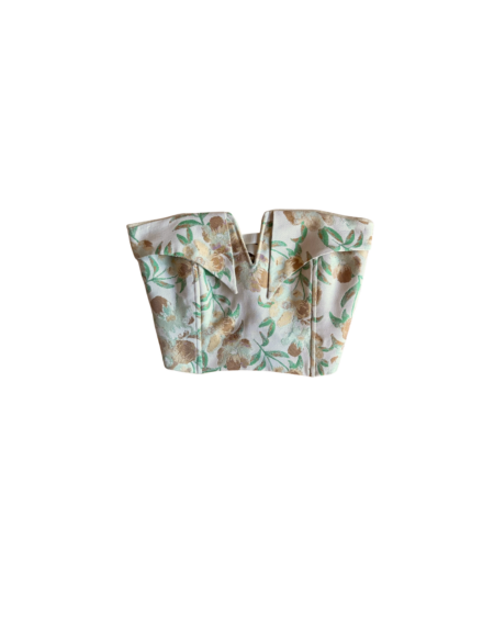 Corset Condesa Verde Flores