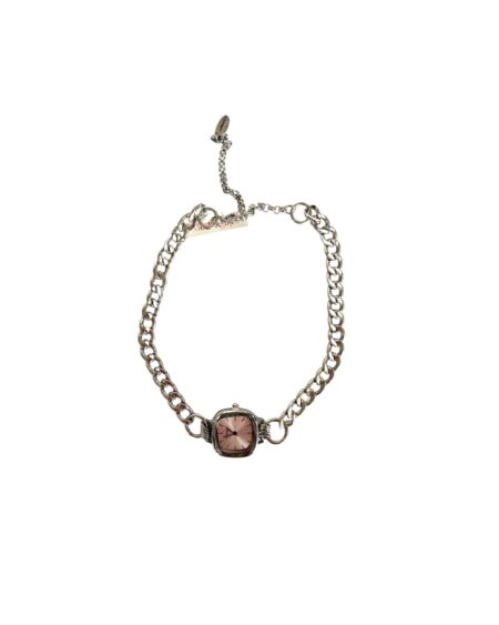 Collar Reloj Rosa
