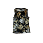 Top Velvet Floral Vintage